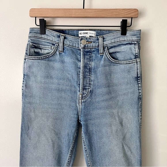 Re/Done Originals High Waist Ankle Crop Jeans - Picture 3 of 11